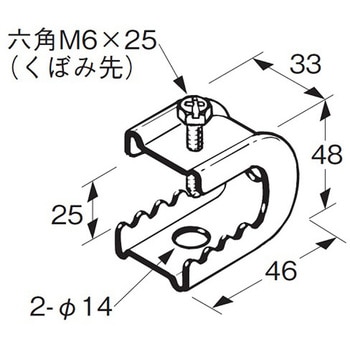 C型ビームクランプ エスコ