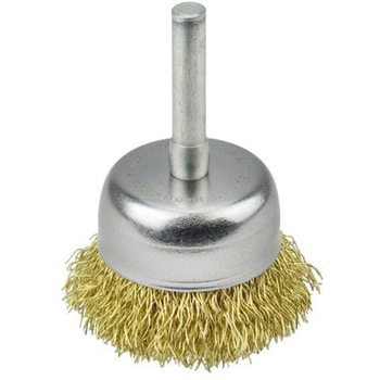 カップ型軸付ワイヤーブラシ エスコ