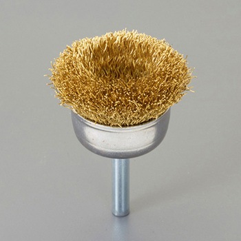 カップ型軸付ワイヤーブラシ エスコ