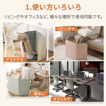 AC100V/160W デスクパネルヒーター - エスコ