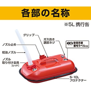ガソリン携行缶(UN適合品) エスコ