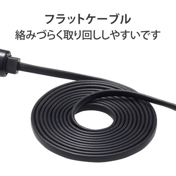 ヘッドホン ヘッドセット マイク付き 有線 USB接続 ステレオ耳栓タイプ カナル イヤホン型 ミュートスイッチ付き 【PS5/PS4/Nintendo Switch】対応 テレワーク WEB会議 オンライン授業 ブラック エレコム