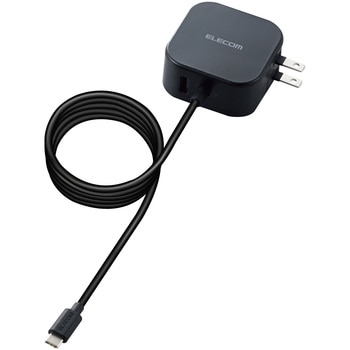 スマホ充電器 AC充電器 USB×1ポート タイプC ケーブル一体型 1.5