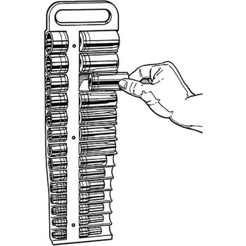 ソケットホルダー(マグネット付) エスコ