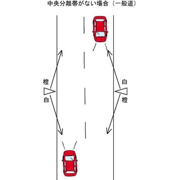 視線誘導標デリネーター 頭部(Φ34支柱用) カシムラ