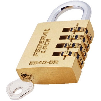 ダイヤル錠(緊急解除キー付) エスコ