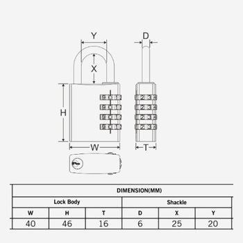 ダイヤル錠(緊急解除キー付) エスコ