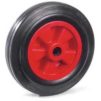 ソリットラバータイヤ(プラスチックホイール) エスコ