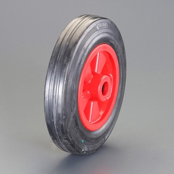 ソリットラバータイヤ(プラスチックホイール) - エスコ