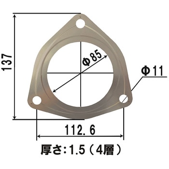 DPFマフラーガスケット ミヤコ自動車