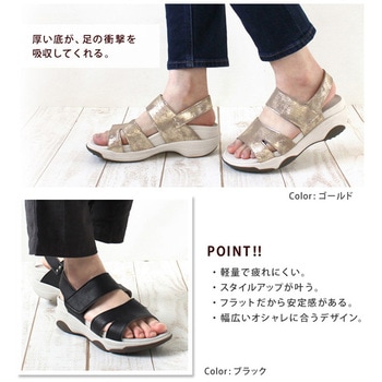 リゲッタ 厚底EVAサンダル ホワイト S リゲッタ