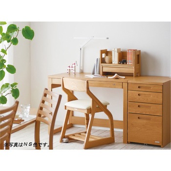 BEENO 木製デスク 幅90cm 引出付き コイズミファニテック