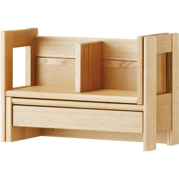 BEENO  エクステンション本立て 幅46.9(86.4)cm 木製 小引出1杯 コイズミファニテック