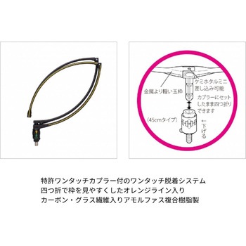 カーボン玉枠カプラー付 第一精工