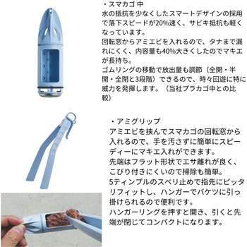 スマカゴとアミグリップのお試しセット中 第一精工