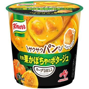 スープDELIサクサクパン入り 完熟栗かぼちゃのポタージュ クノール