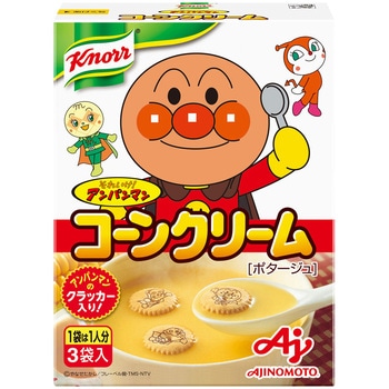 それいけ!アンパンマンスープコーンクリーム 3袋入 クノール