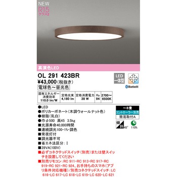 フラットプレート 居住用LEDシーリングライト 丸型 ODELIC(オーデリック)