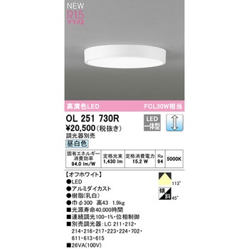 フラットプレート LEDシーリングライトΦ300 ODELIC(オーデリック)