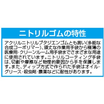 ニトリルゴムコーティング手袋(フルコーティング) エスコ