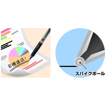 ノック式加圧式ボールペン(油性) エスコ