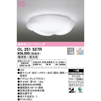 LEDシーリングライト ODELIC(オーデリック)