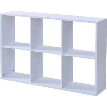 FCOS-3X2(WH) ラック オープンラック 3列 おうちスッキリ