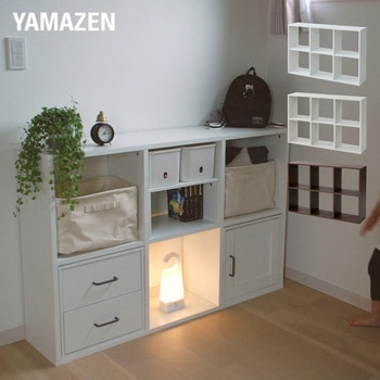 ラック オープンラック 3列 おうちスッキリシェルフ YAMAZEN(山善)