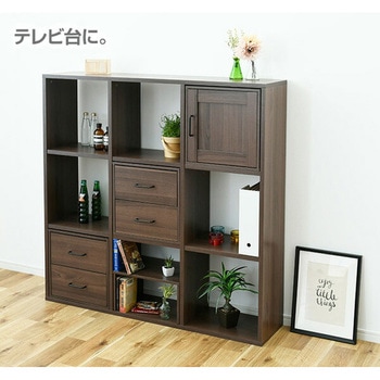 ラック オープンラック 3列 おうちスッキリシェルフ YAMAZEN(山善)