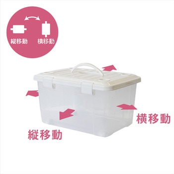 ハンドル付収納ケース - エスコ