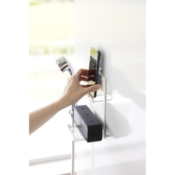 マグネットポータブルスピーカートレー タワー 山崎実業