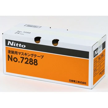 No.7288 塗装用和紙マスキングテープ No.7288 1箱(10パック×5巻) 日東