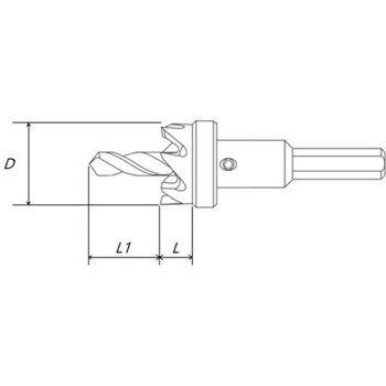ホールソー(六角軸/Co-HSS) エスコ