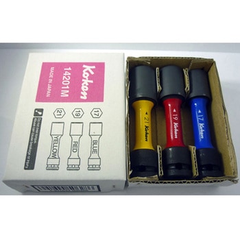 ホイールナットインパクトソケット - エスコ