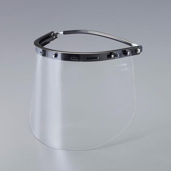 ヘルメット取付フェイスプロテクター(幅広) - エスコ
