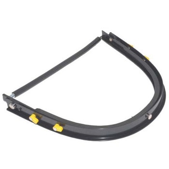 ヘルメット取付フェイスプロテクター(幅広) - エスコ