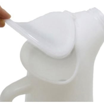 プラスチックオイルジョッキ(ふた・網付) エスコ