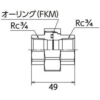 ユニオン[ステンレス] エスコ