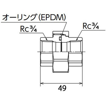 ユニオン[ステンレス] - エスコ
