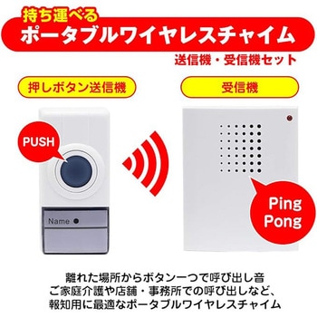 ポータブルワイヤレス呼び出し器 エスコ