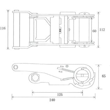 ラチェット荷締機 エスコ