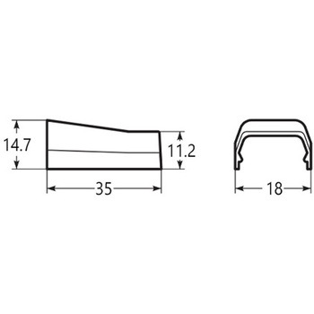 モール用ブッシング(プラスチック) - エスコ