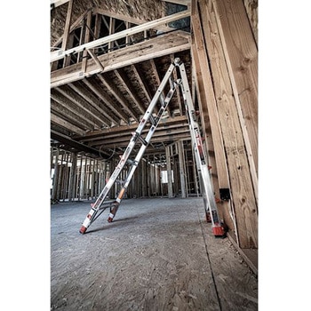 ユニバーサルはしご兼用脚立(水平レベラー付) エスコ