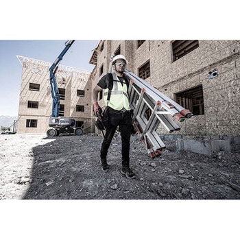 ユニバーサルはしご兼用脚立(水平レベラー付) エスコ