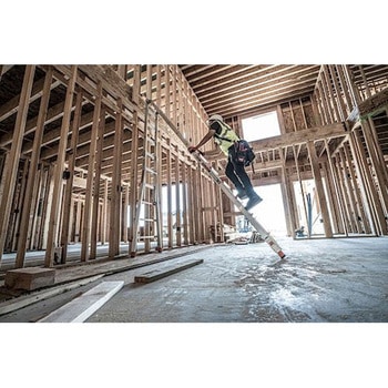 ユニバーサルはしご兼用脚立(水平レベラー付) エスコ