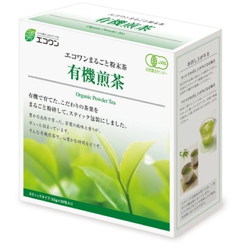 有機煎茶(粉末)30包入り 12個セット エコワン