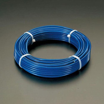 ワイヤーロープ[PVCコーティング] - エスコ