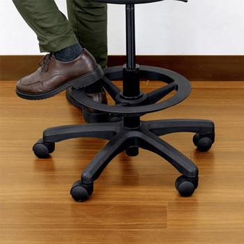 ワークチェアー(足掛) エスコ