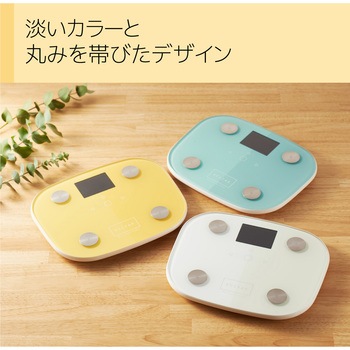 体重計 体組成計 ヘルスメーター デジタル 専用アプリで管理 乗るだけ測定 コンパクト エレコム