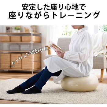 ドーナツ型バランスボール エレコムヘルスケア